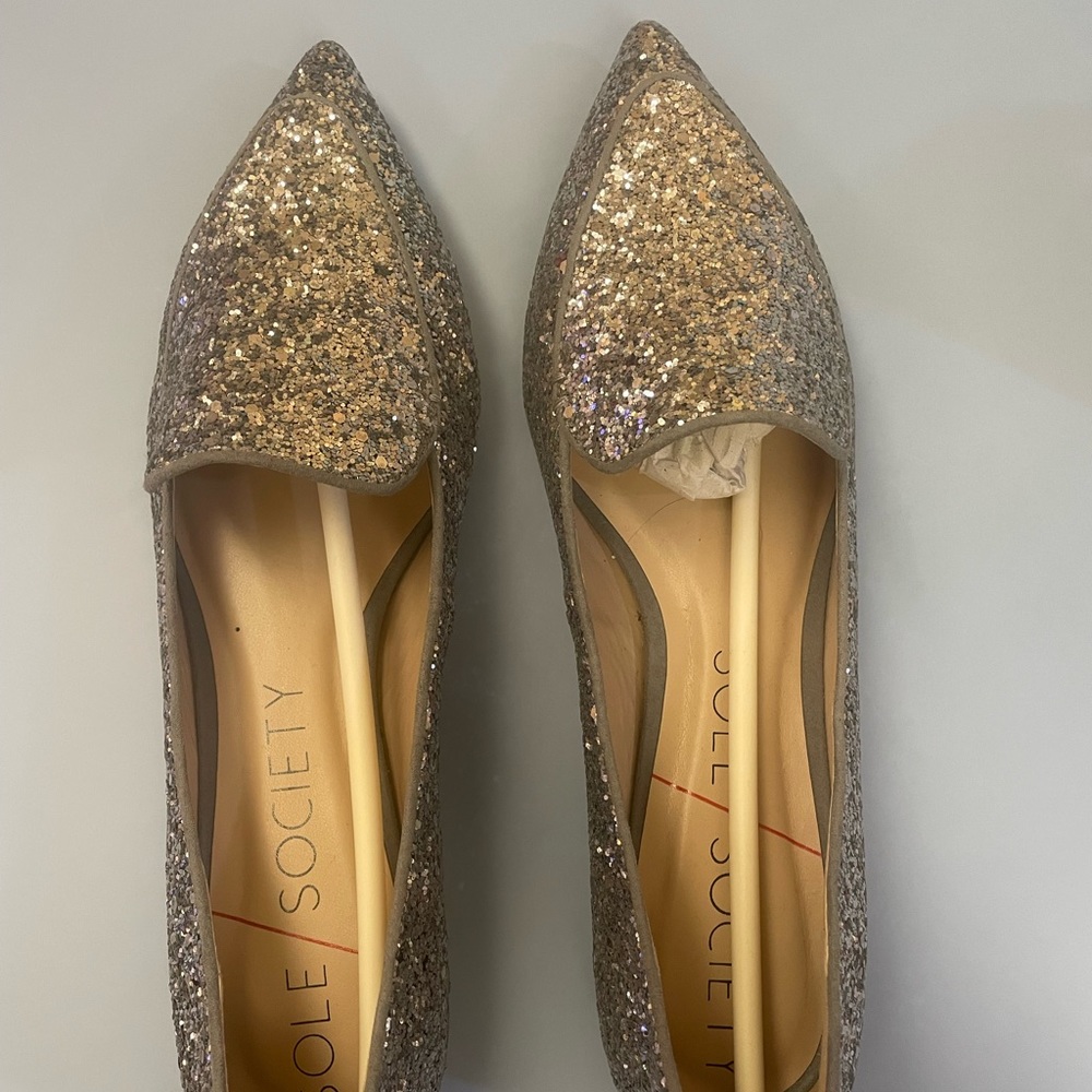 Flat cammila pointed toe smoking slipper